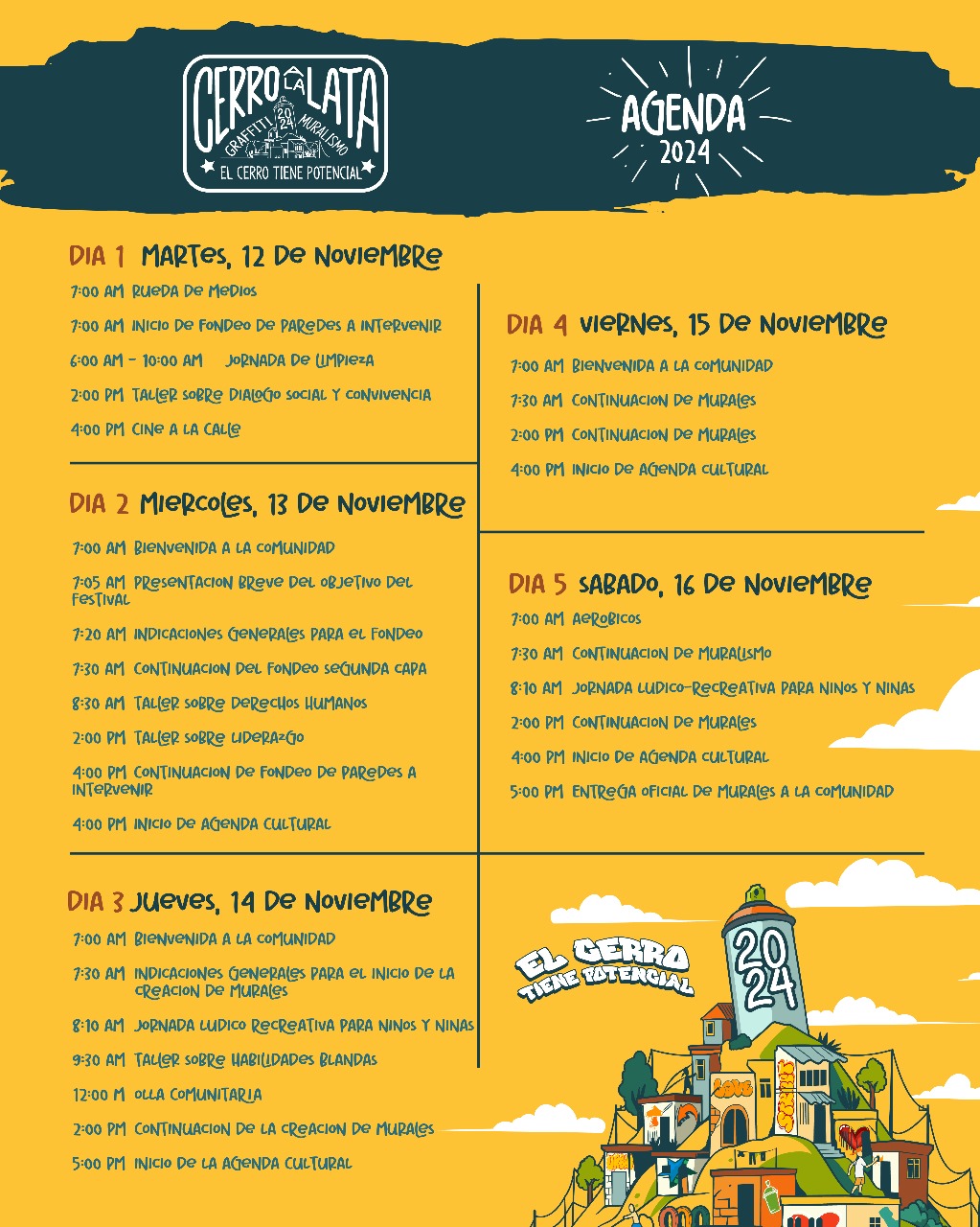 Agenda del Festival